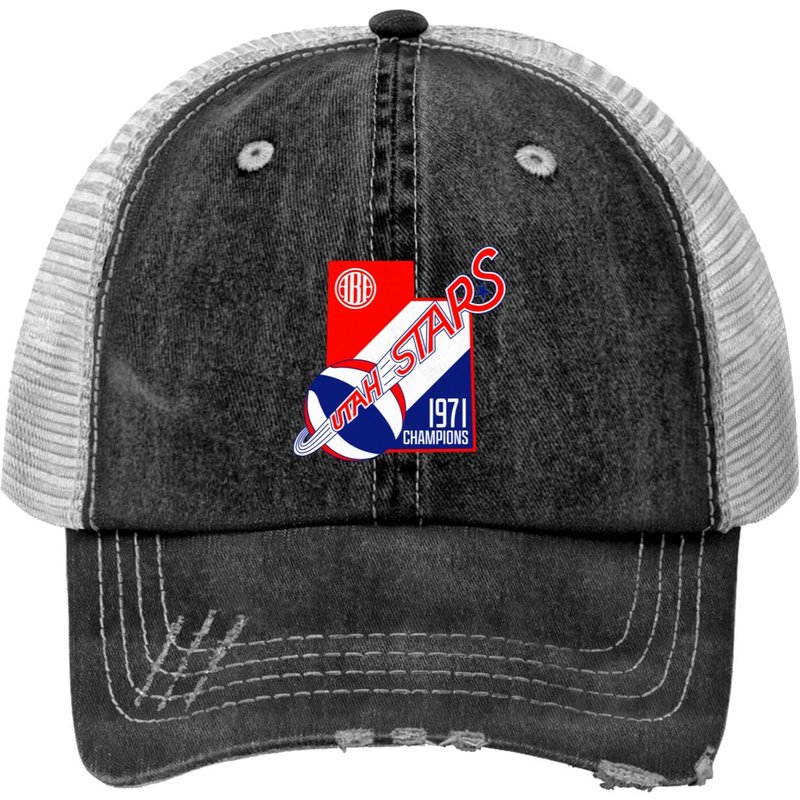 Defunct Utah Stars 1971 ABA Champs Trucker Hat