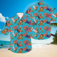 Chemise hawaïenne Elton John, design On Stage — Chemises décontractées pour hommes