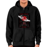 Hoodie zippé classique Phoebe Bridgers pour unisexe en noir — Sweats à capuche pour hommes