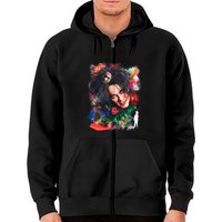 The Cure - Sweat à capuche zip pour unisexe en noir — Sweats à capuche pour hommes