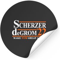 Autocollants Scherzer deGrom 22 — Autocollants et stickers