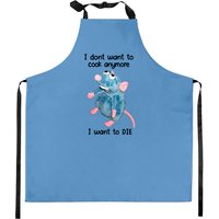 I Don't Want To Cook Anymore I Want To Die Kitchen Aprons