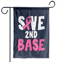 Save The Tatas Garden Flags 2nd Base