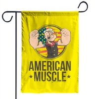 Drapeau de jardin vintage Popeye le marin des années 1960 — Drapeaux décoratifs