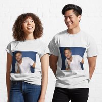 Justin Hartley Classic T-Shirt for Men in Purple