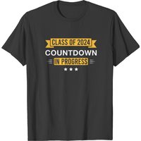 T-shirt pour hommes Class of 2024 Countdown in Progress — T-shirts pour hommes