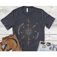 T-shirt géométrique Dungeons and Dragons - Design minimaliste D20 — T-shirts pour hommes