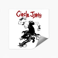 Autocollant Grey Circle Jerks Gonna Live — Autocollants et stickers