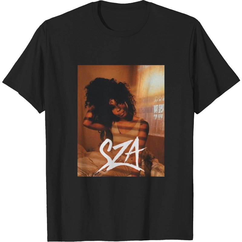 T-shirt SZA 2022 pour hommes en noir — T-shirts pour hommes