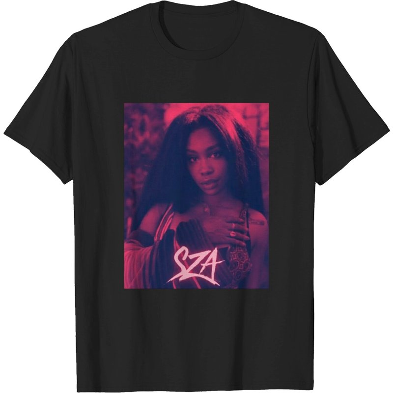 T-shirt SZA 2022 pour hommes en noir — T-shirts pour hommes