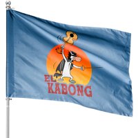 El Kabong House Flags - Double-Sided Print