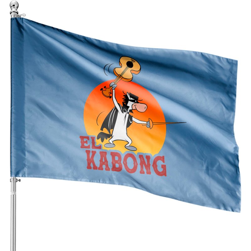 Drapeaux de Maison El Kabong - Impression Recto Verso — Drapeaux décoratifs