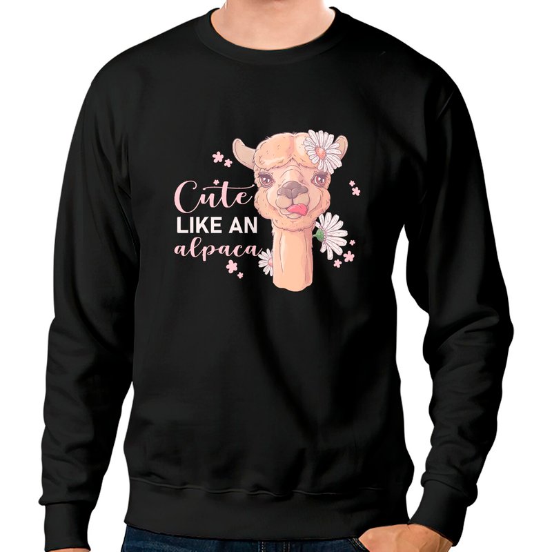 Sweat-shirt unisexe Citation Alpaga Mignon