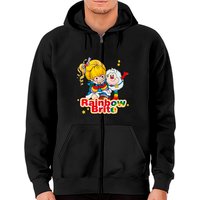 Hoodie zippé classique Rainbow Brite pour unisexe — Sweats à capuche pour hommes