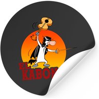 El Kabong Stickers - Classic Square Design — Stickers & Decals