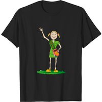 T-shirt Girl Scout pour hommes en noir — T-shirts pour hommes