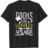 T-shirt pour hommes : Les livres rendent les Moldus en sorciers