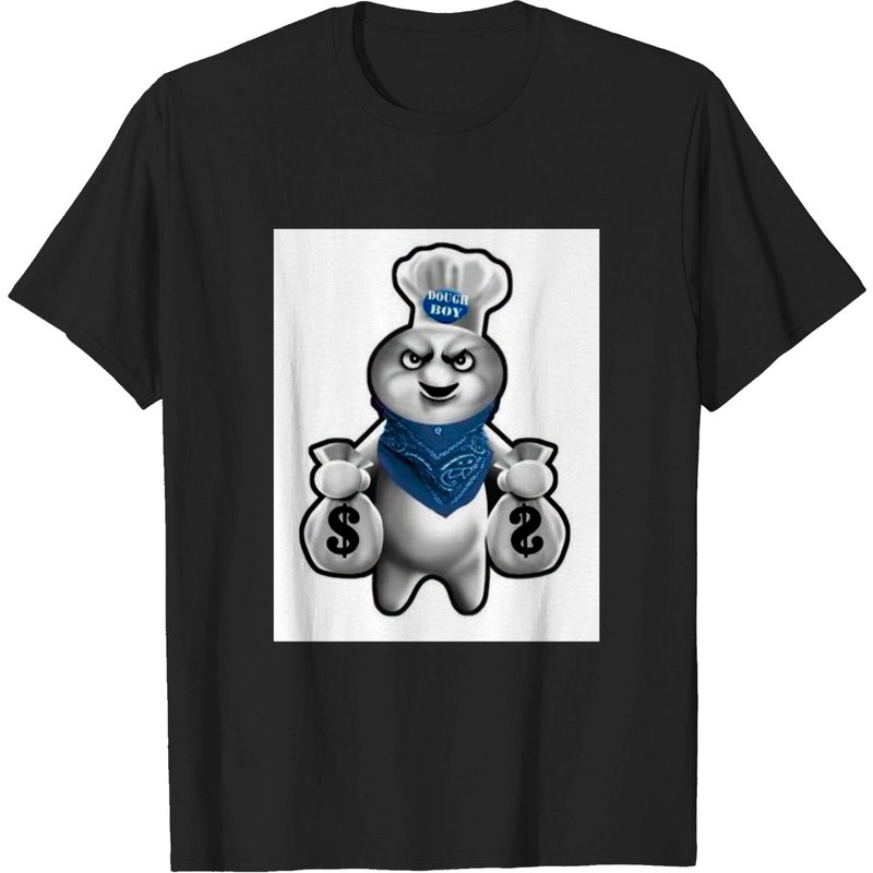 T-shirt Doughboy pour hommes en noir