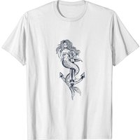 Mermaid On Anchor Men's T-Shirt
