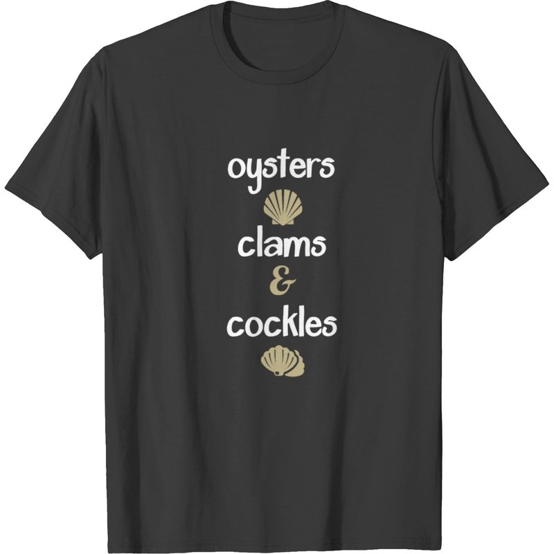T-shirt Oysters Clams Cockles pour hommes — T-shirts pour hommes