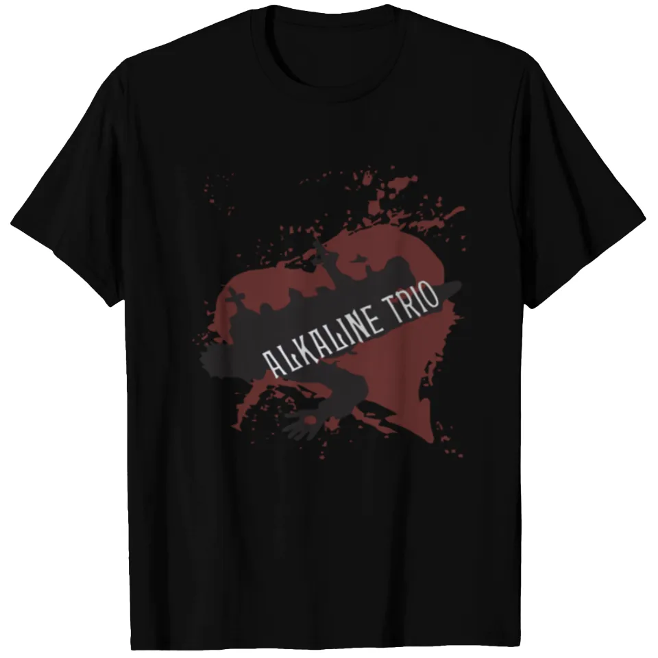 T-shirt Alkaline Trio pour hommes en noir — T-shirts pour hommes