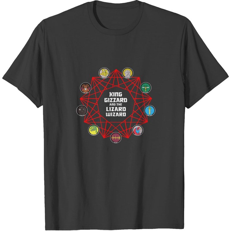 T-shirt pour hommes King Gizzard And The Lizard Wizard — T-shirts pour hommes