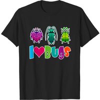 T-shirt I Love Bugs pour hommes en noir