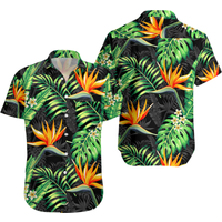 Chemise hawaïenne Bird of Paradise pour hommes — Chemises décontractées pour hommes