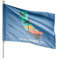 Palm Springs House Flags - Double-Sided Print — Decorative Flags