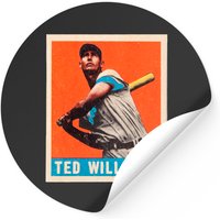 Autocollants Ted Williams 1948 Leaf