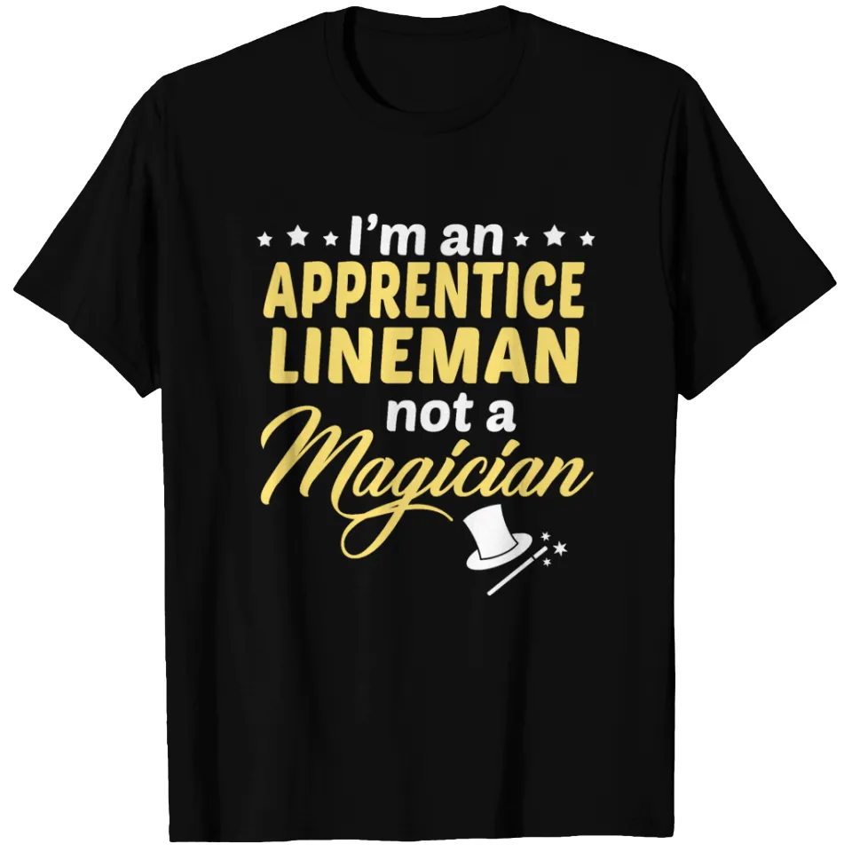 Apprentice Lineman T-shirt for Men — Mens T Shirts