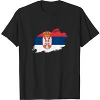 T-shirt Drapeau Serbe pour Hommes