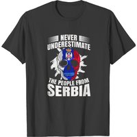 T-shirt Cadeau Serbia Belgrade Coat Of Arbia Srbija Jugo pour hommes