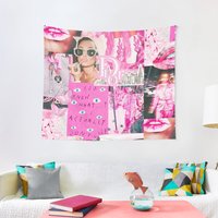 Fashion Collage Paris Hilton Vsco Tapestry