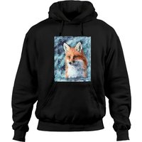 Hoodies Fox Winter Fox unisexe en noir
