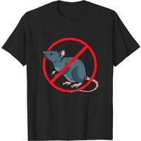 T-shirt Exterminateur de Contrôle des Nuisibles No Rat pour Hommes — T-shirts pour hommes
