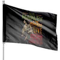 Drapeau Bob Marley Rastaman Vibration Tour 1976 — Drapeaux décoratifs