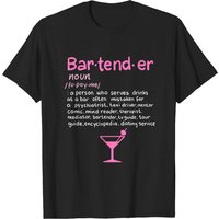 T-shirt Définition Bartender pour Hommes - T-shirt Cocktail Amusant — T-shirts pour hommes