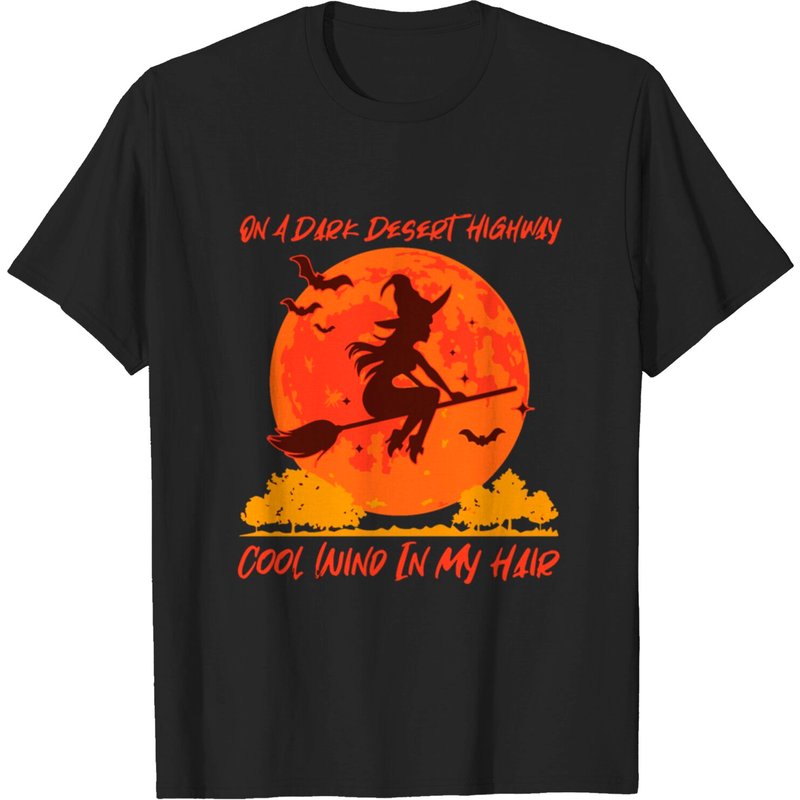 T-shirt On A Dark Desert Highway Witch 1 pour hommes — T-shirts pour hommes