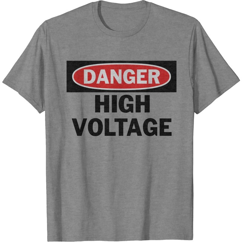 T-shirt Danger Haute Tension pour Hommes — T-shirts pour hommes