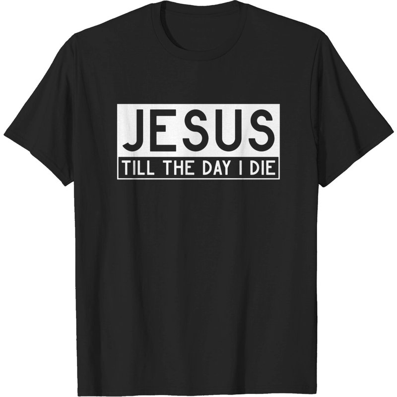 T-shirt chrétien Jésus jusqu'à mon dernier souffle pour hommes — T-shirts pour hommes