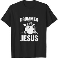 T-shirt Drummer For Jesus pour hommes