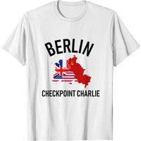 T-shirt Berlin Checkpoint Charlie RDA Allemagne pour hommes — T-shirts pour hommes