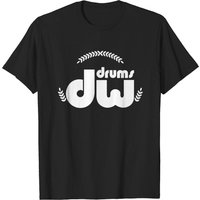 T-shirt Dw pour hommes en noir — T-shirts pour hommes