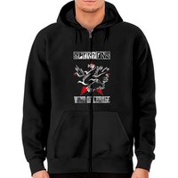 Scorpions Wind Of Change Hoodie Zippé Noir pour Adulte — Sweats à capuche pour hommes
