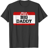 T-shirt Big Daddy avec étiquette nominative pour hommes