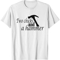 T-shirt pour hommes Two Chicks And A Hammer — T-shirts pour hommes