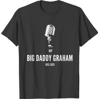 T-shirt pour hommes Big Daddy Graham en noir — T-shirts pour hommes