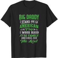 T-shirt Big Daddy Flag Gift pour hommes