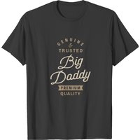 T-shirt de qualité supérieure Big Daddy pour hommes - Noir